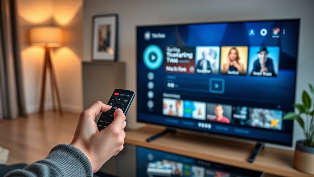 Setting up TiviMate on a smart TV with the Xtream Codes playlist screen