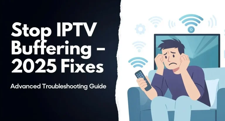 Fixing IPTV buffering and playback stutter on a smart TV