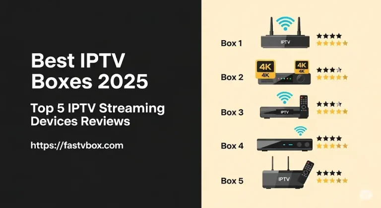 The best IPTV boxes and streaming devices compared side by side
