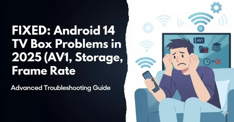 Fixing Android 14 TV box problems affecting IPTV playback